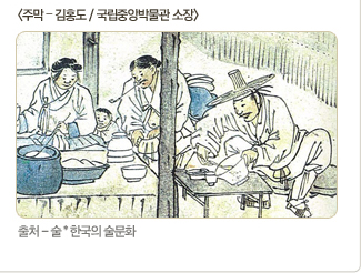 주막-김홍동/국립중앙박물관 소장 출처-술 한국의 술문화